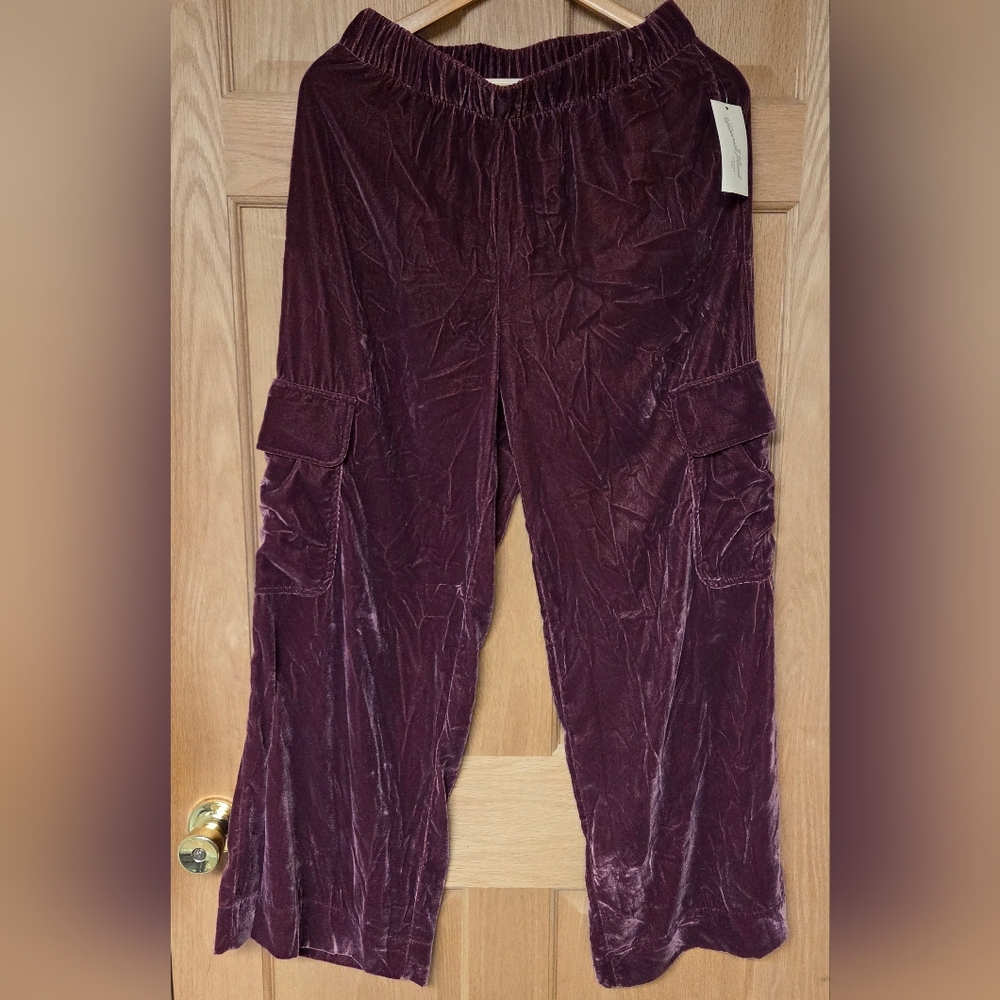 Universal Thread Purple Velvet Like‎ XS Pants